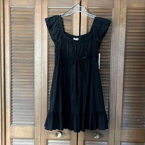 London Times 8P Black Midi Dress